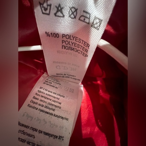 Giorgio Di Mare Red Puffer Jacket - Picture 6 of 6